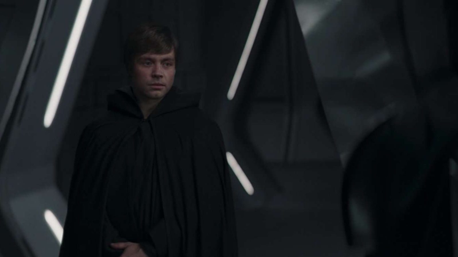 A de-aged Mark Hamill as young Luke Skywalker in the season 2 finale of The Mandalorian. 