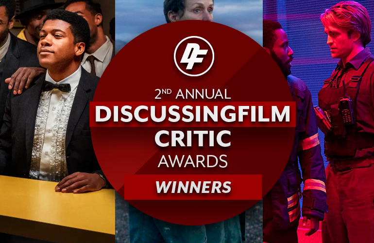 A collage celebrating some of the winners of the 2nd Annual DiscussingFilm Critic Awards!
