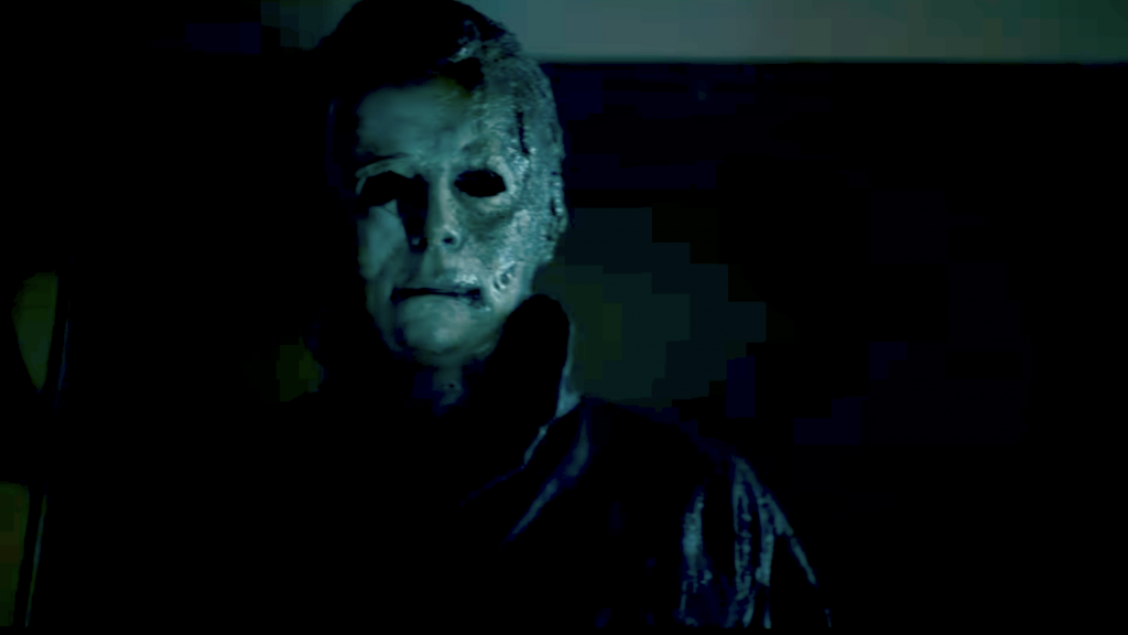 A still of Michael Myers in Halloween Kills, the horror sequel scheduled with a 2021 release date from Universal and Blumhouse. 