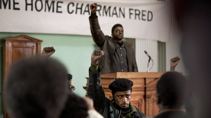 LaKeith Stanfield and Daniel Kaluuya as Black Panthers in Judas and the Black Messiah, coming to HBO Max in February.