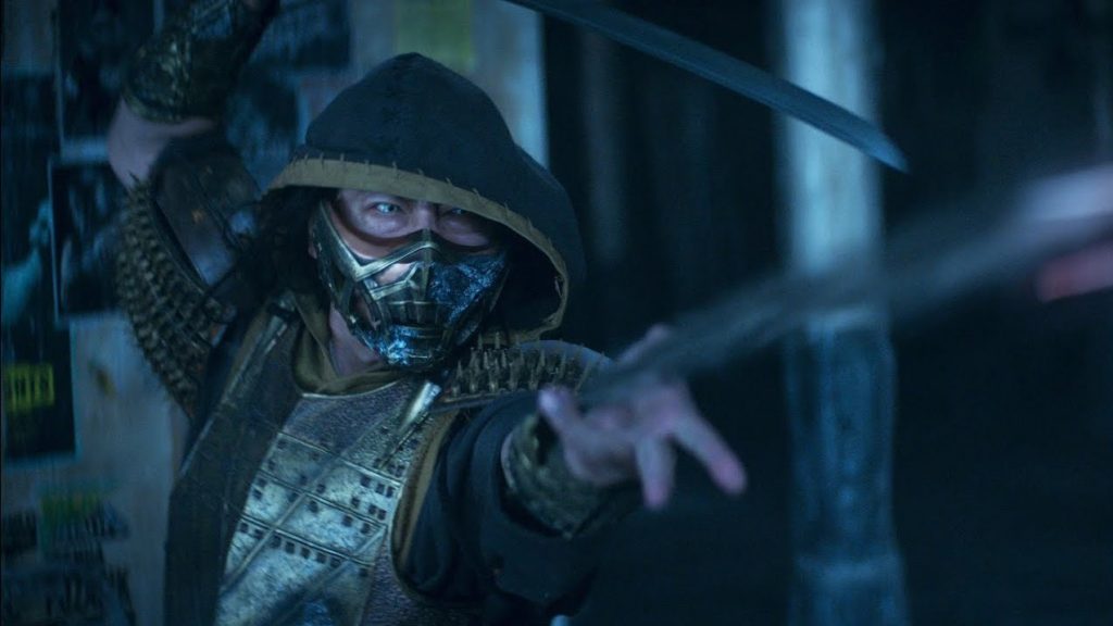 Hiroyuki Sanada as Scorpion in Mortal Kombat coming to HBO Max in April 2021.
