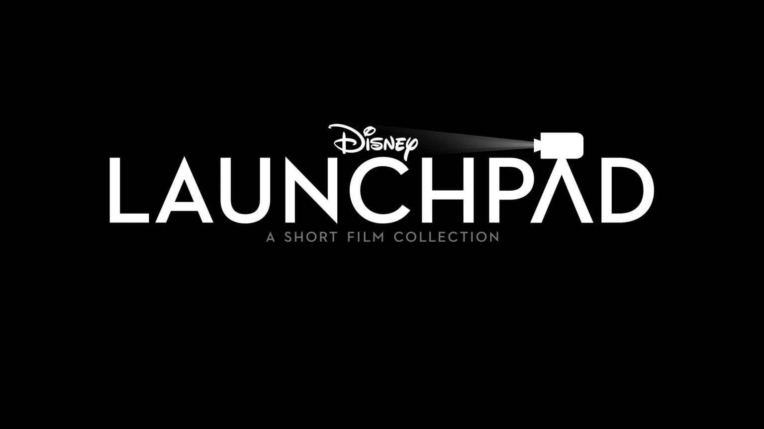 The official logo for the Disney Launchpad short film series exclusive to Disney+.
