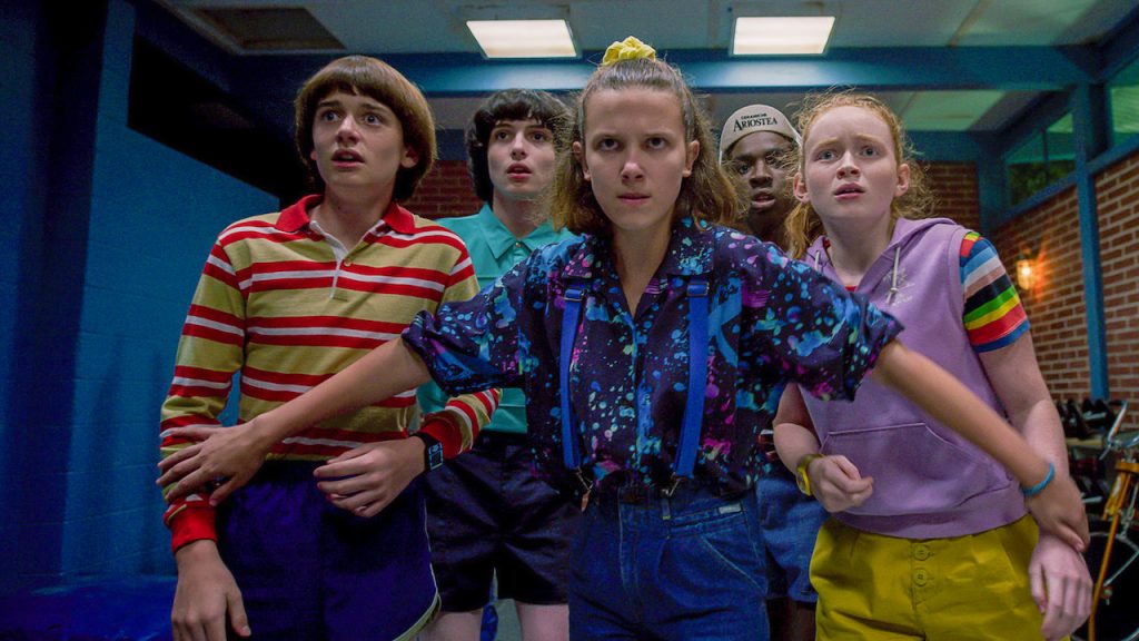 The Cast of Stranger Things as seen on Netflix, with new info just revealed on season 4 at Geeked Week.