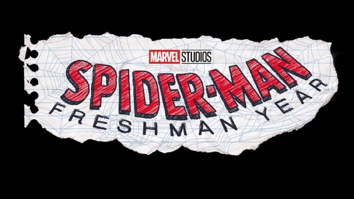 The official logo for SPIDER-MAN FRESHMAN YEAR, an all-new animated series from Marvel Studios following Tom Holland's Spider-Man in his early years coming to Disney+.