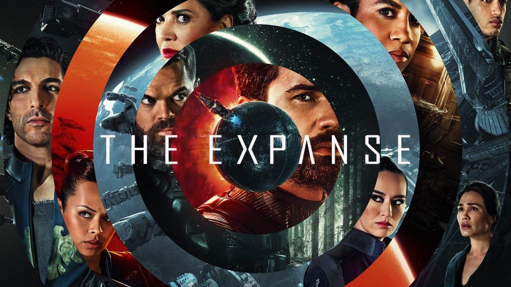 The official main poster featuring all the main characters of THE EXPANSE for season 6 only streaming on Amazon Prime Video.