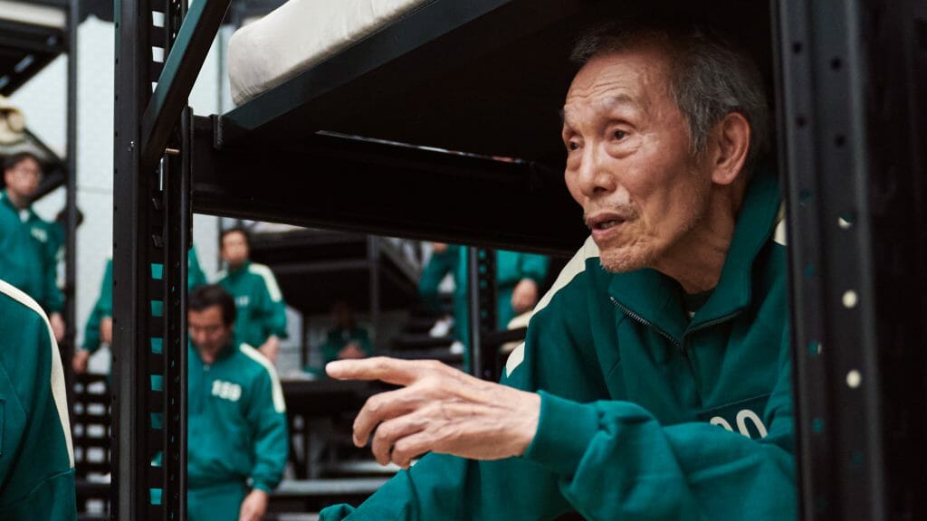 The villain old man of Squid Game season one Oh Il-nam played by Korean veteran actor Oh Young-soo.