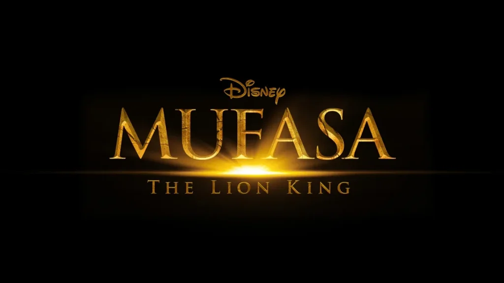 The official D23 Expologo for Disney's MUFASA: THE LION KING coming to theaters in 2024