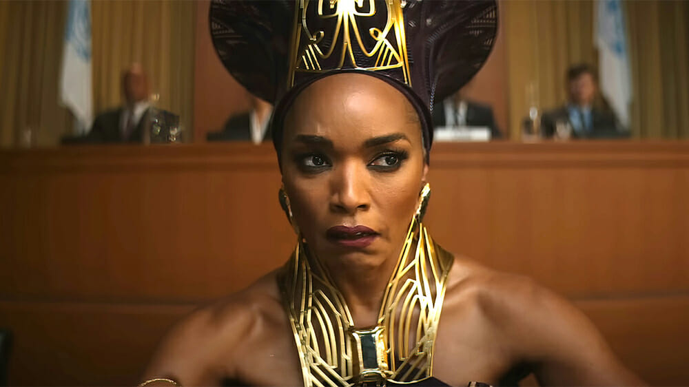 Angela Bassett as Queen Ramonda in BLACK PANTHER: WAKANDA FOREVER is in our top 2023 Oscar predictions for Best Supporting Actress.
