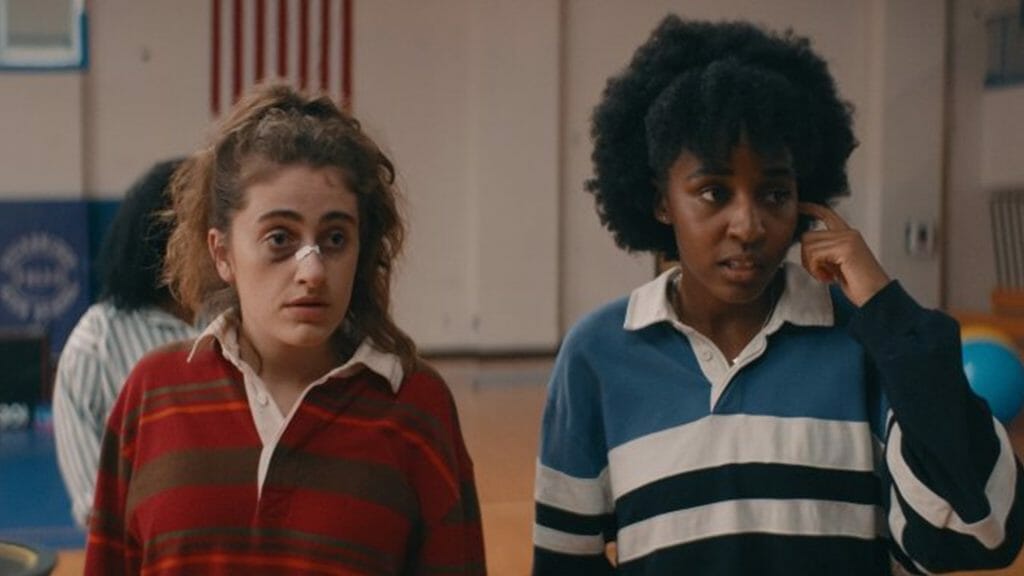 ‘Bottoms’ Review – An Unhinged Cult Classic that Keeps on Giving Rachel Sennott and Ayo Edebiri star as PJ and Josie who have black eyes from their high school all-girls fight club in the queer teen comedy BOTTOMS directed by Emma Seligman.