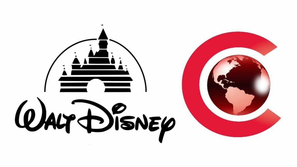 The official Walt Disney Pictures logo next to the official CinemaCon logo for our live recap of their 2023 studio presentation filled with exciting new announcements and reveals from Marvel, Pixar, and Lucasfilm.