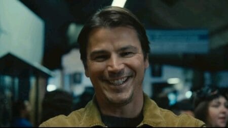 ‘Trap’ Review – M. Night Shyamalan and Josh Hartnett Bring their A-Game Josh Hartnett sports a huge creepy smile as he laughs directly into the camera in the psychological thriller film TRAP written and directed by M. Night Shyamalan.