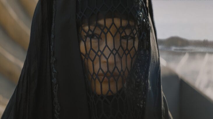 Jihae stars as Reverend Mother Kasha Jinjo in the HBO prequel series DUNE: PROPHECY.