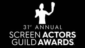 The official 2025 logo for the 31st Annual SAG Awards and full nominations list.