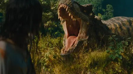 ‘Jurassic World Rebirth’ Review – Life Finds a Way in Gareth Edwards’ Riveting Sequel A new green and yellow striped T-Rex opens its mouth for a powerful roar in the sequel JURASSIC WORLD REBIRTH.