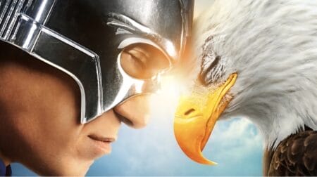 New Arrivals for HBO Max August 2025 The anti-hero Peacemaker and his pet bald eagle Eagly butt heads on the official poster for PEACEMAKER Season 2, which is featured on the HBO Max August 2025 list of new movies and TV shows.