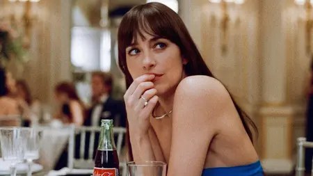 New Arrivals for HBO Max November 2025 Dakota Johnson stars as top New York City matchmaker Lucy Mason looking gorgeous as she sits at an empty table at a lavish wedding reception in the romantic comedy MATERIALISTS, which is included in the HBO Max November 2025 list of new movies and TV shows.