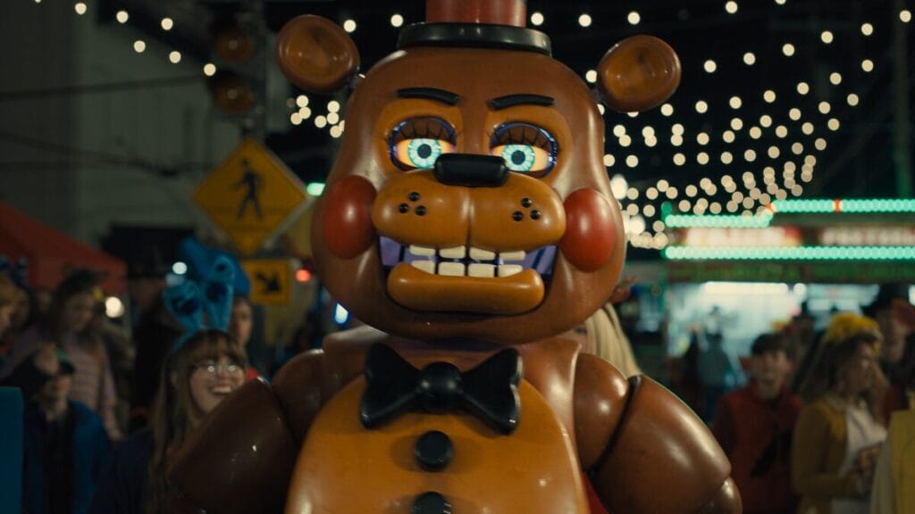 The life-sized Toy Freddy animatronic created by Jim Henson's Creature Shop makes its movie debut in the Blumhouse sequel FIVE NIGHTS AT FREDDY'S 2.
