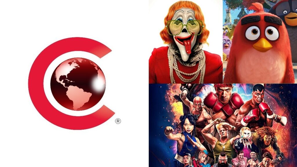 CinemaCon 2026: Every New Paramount Pictures Announcement The official CinemaCon logo next to images of SCARY MOVIE 6, ANGRY BIRDS 3, and the live-action STREET FIGHTER for the Paramount Pictures presentation.
