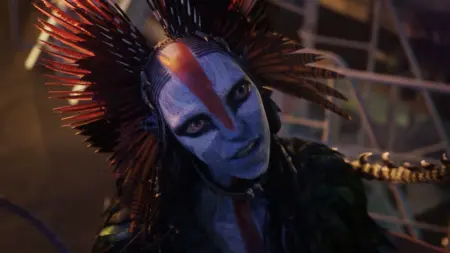 Oona Chaplin stars as the villainous Mangkwan Clan leader Varang in James Cameron's epic blockbuster AVATAR: FIRE AND ASH, which is included in the Disney+ and Hulu June 2026 list of new movies and TV shows.