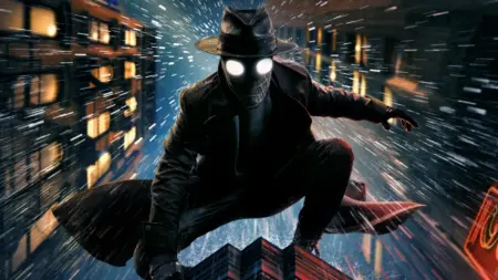 New Arrivals for Prime Video May 2026 Spider-Man Noir strikes a cool action pose on the official poster for the SPIDER-NOIR series, which is included in the Prime Video May 2026 list of new movies and TV shows.