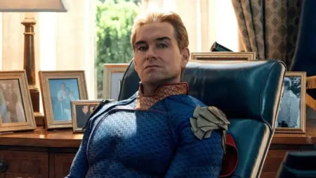 ‘The Boys’ Finale Explained: Butcher and Homelander’s Epic Showdown Antony Starr as the evil Homelander sitting in the oval office in The Boys series finale.