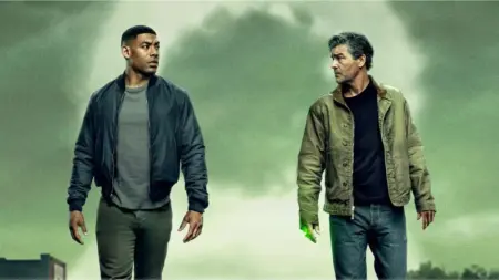 New Arrivals for HBO Max August 2026 Aaron Pierre and Kyle Chandler star as Green Lanterns John Stewart and Hal Jordan on the official poster for DC's LANTERNS, which is included in the HBO Max August 2026 list of new movies and TV shows.