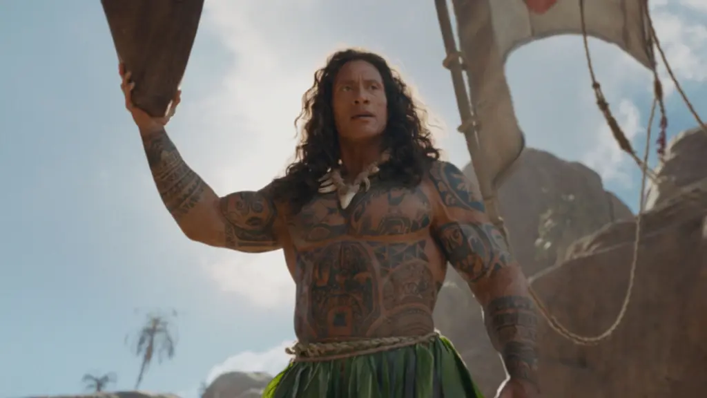 Dwayne The Rock Johnson stars as the Polynesian demigod Maui in the live-action Moana remake.