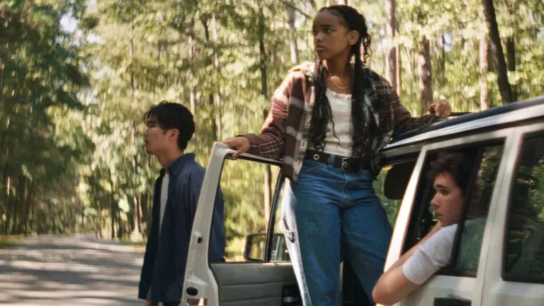 ‘It Ends’ Review – The Deepest Nightmare is Existential in One of 2026’s Finest Horror Films Four Friends played by Phinehas Yoon, Akira Jackson, Noah Toth, and Mitchell Cole gather around a car for a road trip in the indie horror movie IT ENDS.