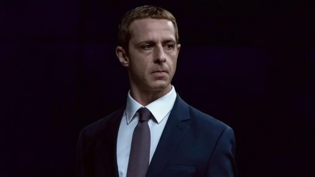 Jeremy Strong stars as billionaire Facebook CEO Mark Zuckerberg in Aaron Sorkin's legal thriller THE SOCIAL RECKONING.