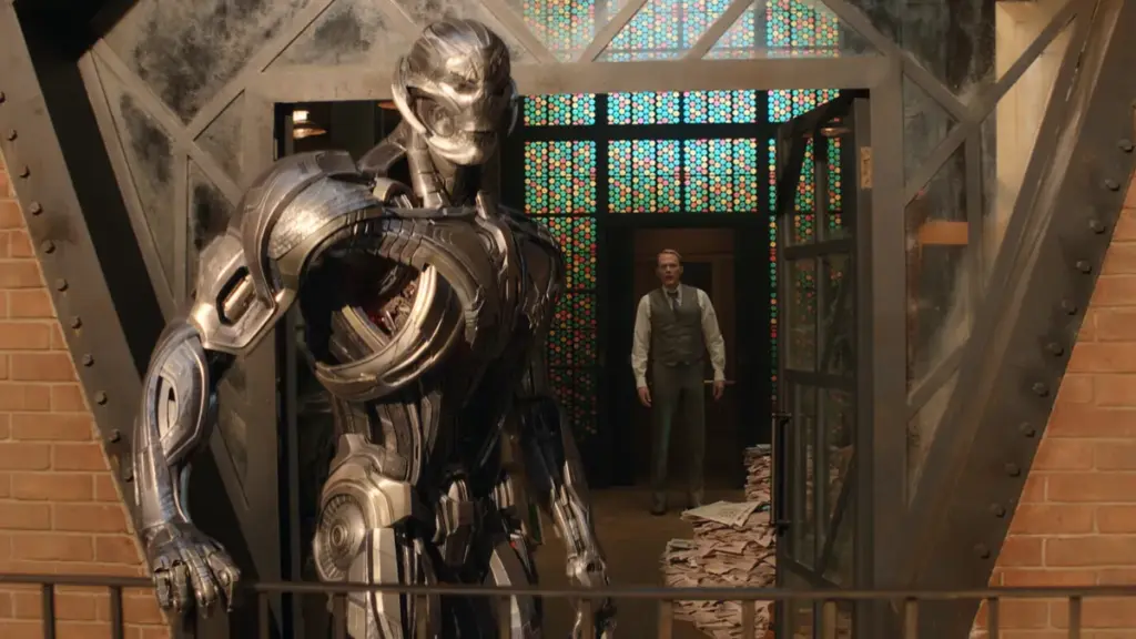The evil A.I. robot and former Avengers villain Ultron returns in the Marvel Television series VISIONQUEST on Disney+